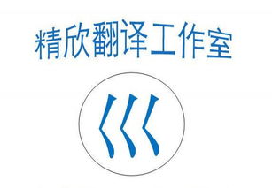 专业口笔译服务 精欣翻译工作室翻译质量保障